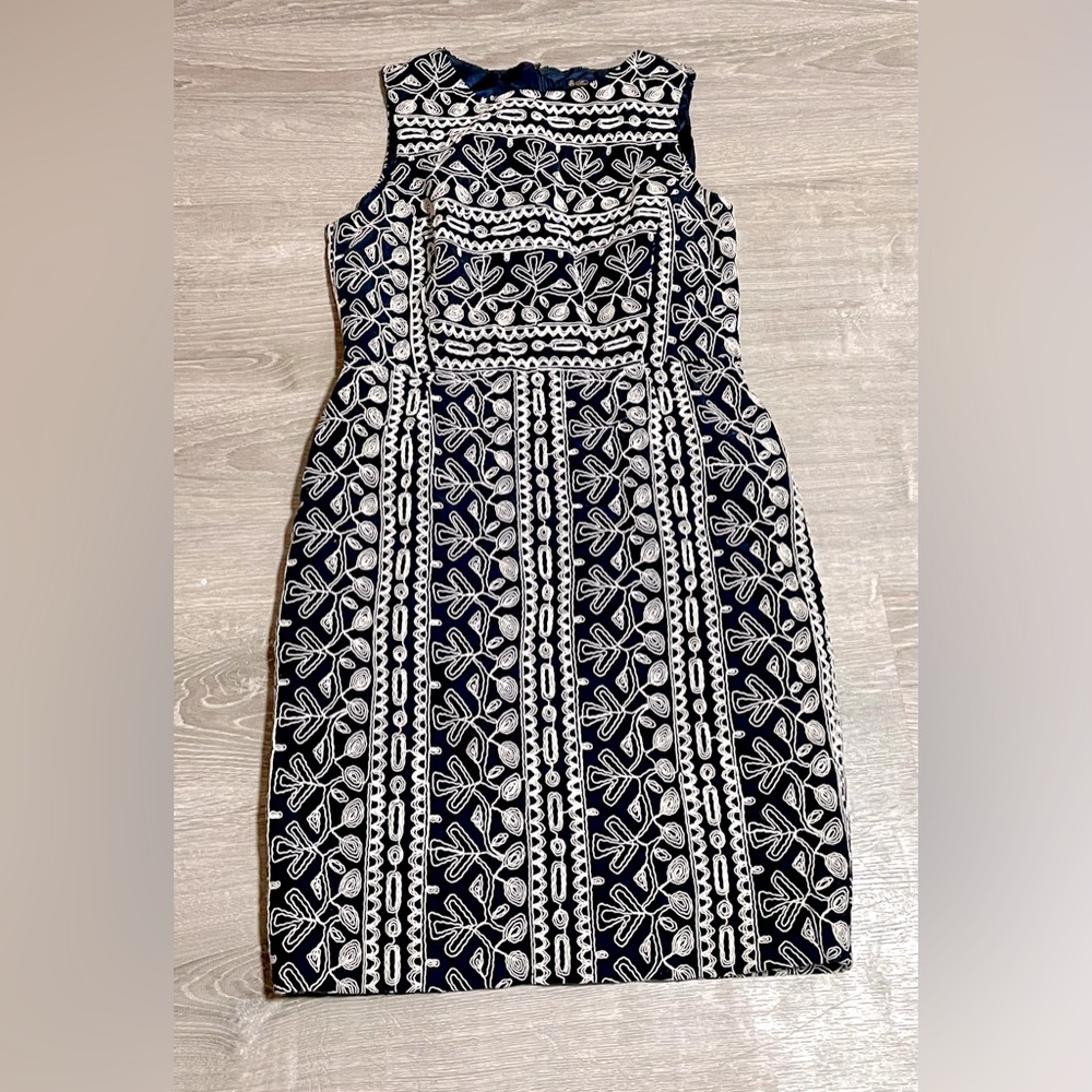 Brooks Brothers Embroidered Dress Size 12P - Picture 2 of 4